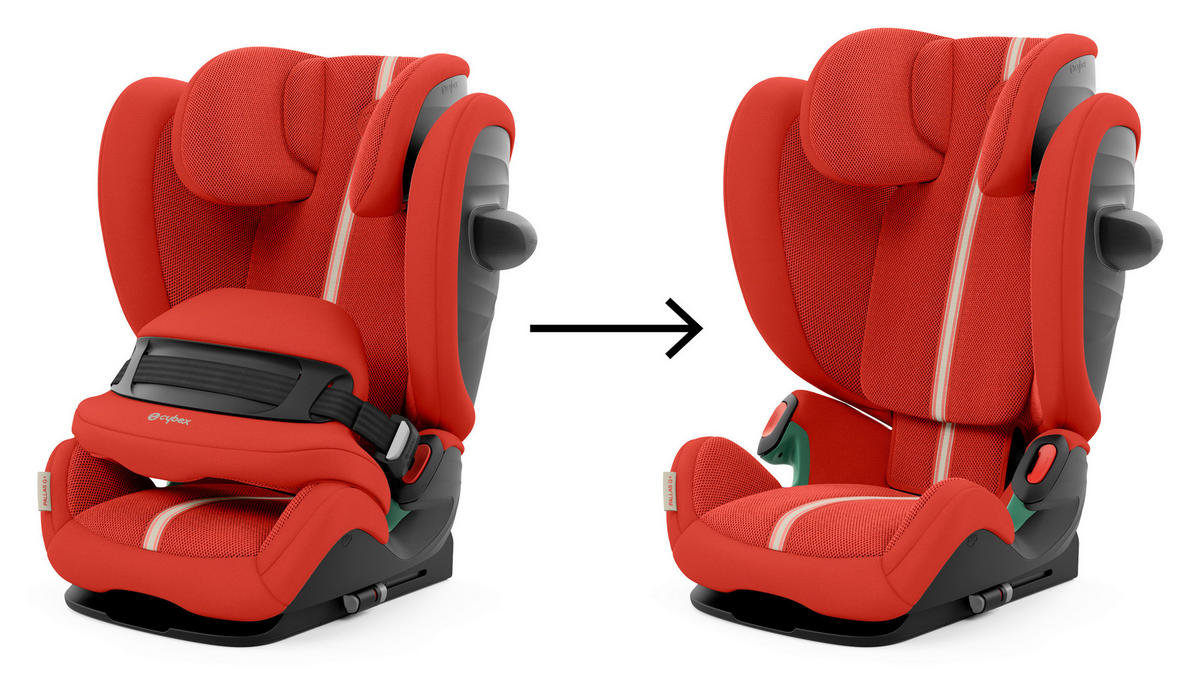 KINDERAUTOSITZ PALLAS G I-SIZE  - Rot, Basics, Kunststoff/Textil (40/59,5/59cm) - Cybex
