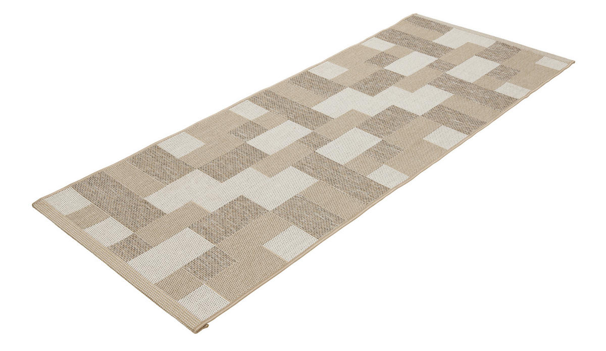 Covor Pentru Exterior   - bej, Design, textil (80/200cm) - Ambia Garden