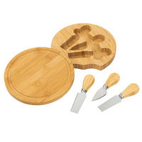 KÄSEMESSERSET  - KONVENTIONELL, Holz/Metall (20/3,2cm)