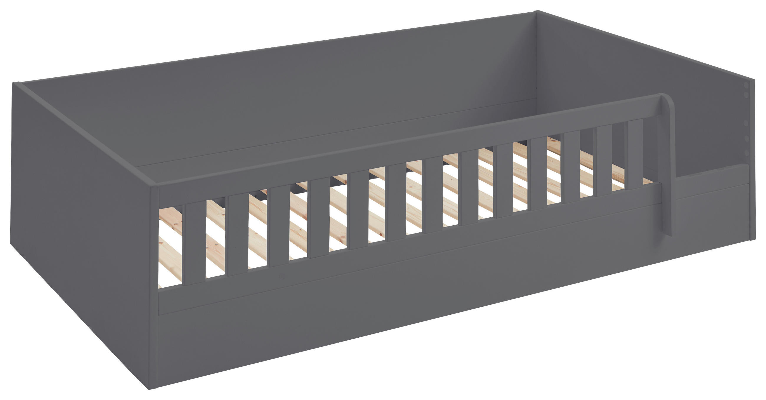 GOLVSÄNG - antracit, Lifestyle, trämaterial/trä (120/200cm) - Stylife