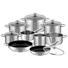 KOCHTOPFSET PISA 10-teilig - Silberfarben, KONVENTIONELL, Glas/Metall (60/34/34cm) - Silit KOCHTOPFSET PISA 10-teilig - Silberfarben, KONVENTIONELL, Glas/Metall (60/34/34cm) - Silit
