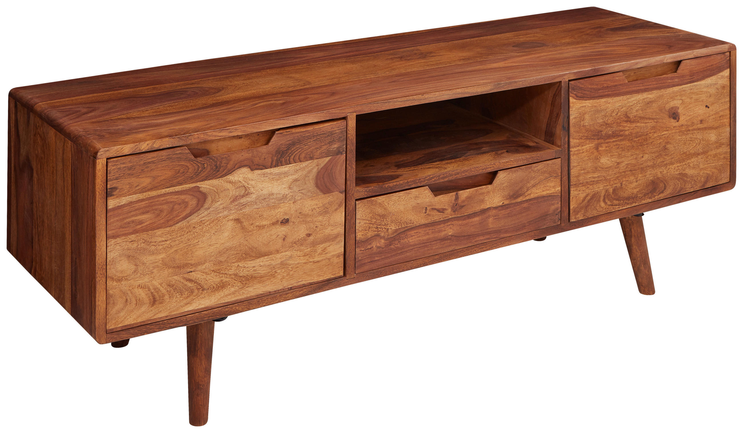 SIDEBOARD 135/51/45 cm  - Sheeshamfarben, Design, Holz (135/51/45cm) - MID.YOU