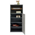 SCHUHSCHRANK RENO  in 55/118/41 cm  - Kaschmir, Design, Holzwerkstoff (55/118/41cm) - Voleo