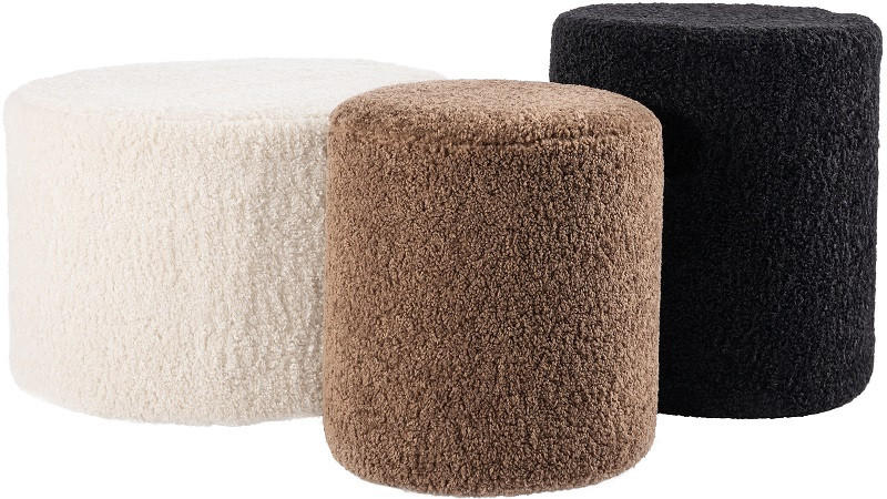 PALL i textil beige  - beige, Design, textil (55/35cm)