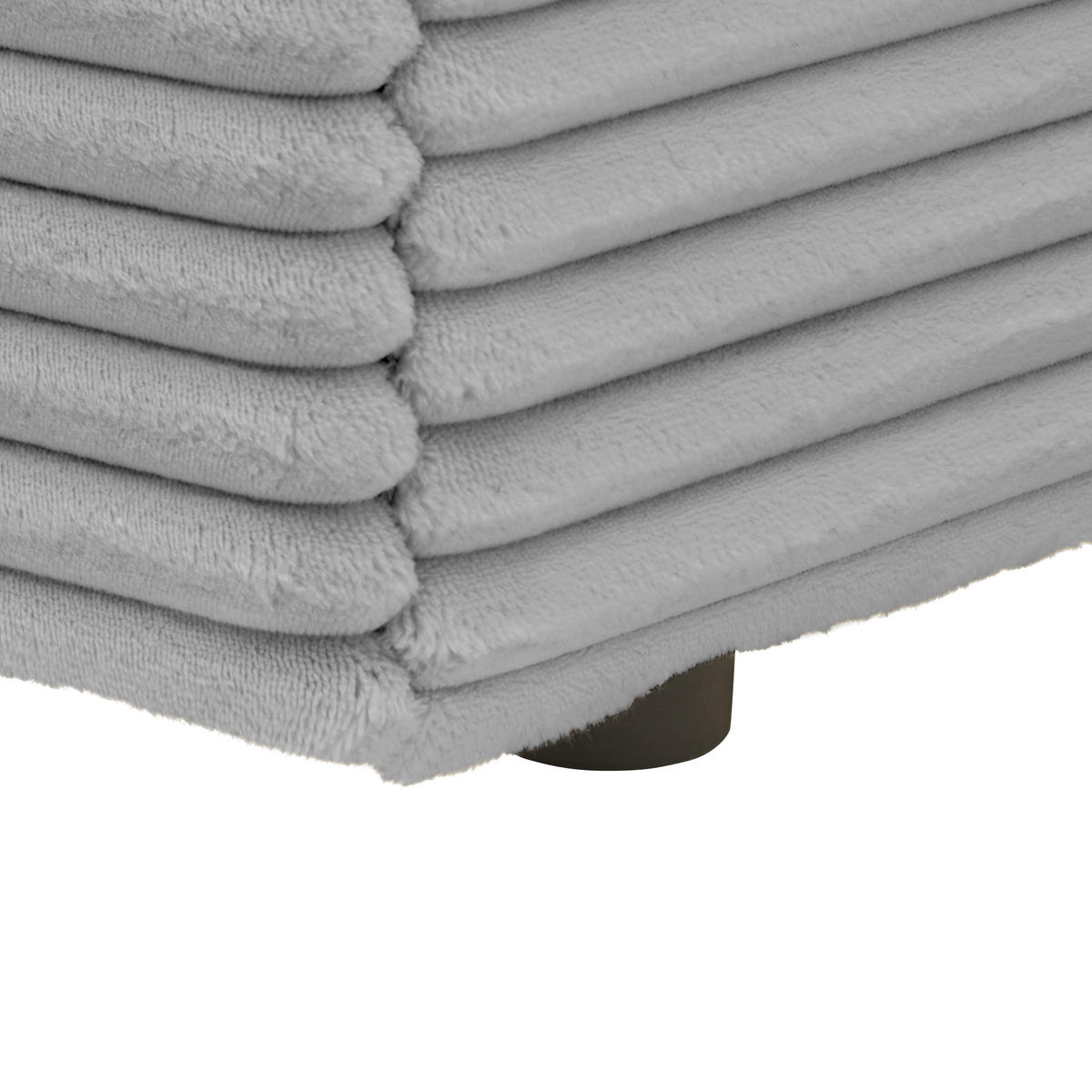 BOXBETT 120/200 cm  in Silberfarben  - Silberfarben, Modern, Holz/Textil (120/200cm) - MID.YOU