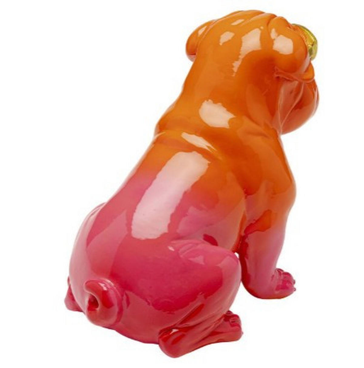 DEKOHUND - Pink/Goldfarben, Design, Kunststoff (11/17/20cm) - Kare-Design