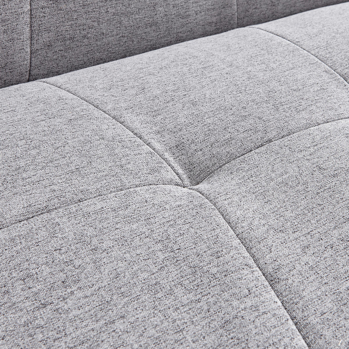 SCHLAFSOFA in Webstoff Grau  - Schwarz/Grau, Design, Holz/Textil (181/91/82cm) - Livetastic