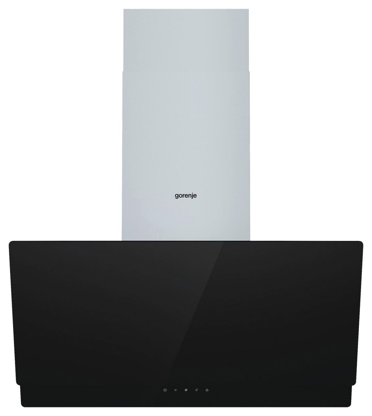 DUNSTABZUGSHAUBE WHI849EXBG  - Edelstahlfarben/Schwarz, Basics, Glas/Metall (80/38/33,5cm) - Gorenje
