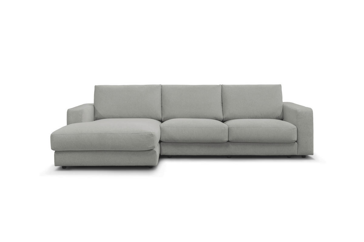 ECKSOFA VIGO Mintgrün  - Schwarz/Mintgrün, Design, Textil (172/303cm) - MID.YOU