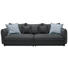BIGSOFA in Textil Grau - Grau, Design, Textil (295/88/134cm) - Hom`in BIGSOFA in Textil Grau - Grau, Design, Textil (295/88/134cm) - Hom`in