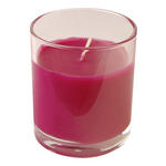 DUFTKERZE Cranberry  - Pink/Transparent, Basics, Glas (7,2/8cm) - Ambia Home