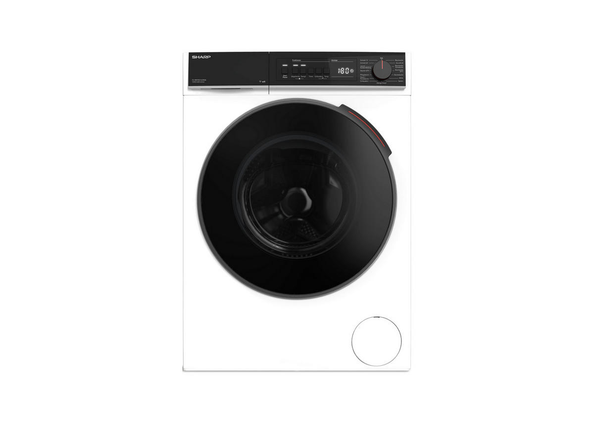 WASCHMASCHINE ES-WNFB214CWDA-DE  - Weiß, Basics, Glas/Kunststoff (59.7/84.5/63.2cm) - Sharp