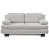 SCHLAFSOFA Hellgrau  - Wengefarben/Hellgrau, Design, Holz/Textil (203/94/100cm) - Novel