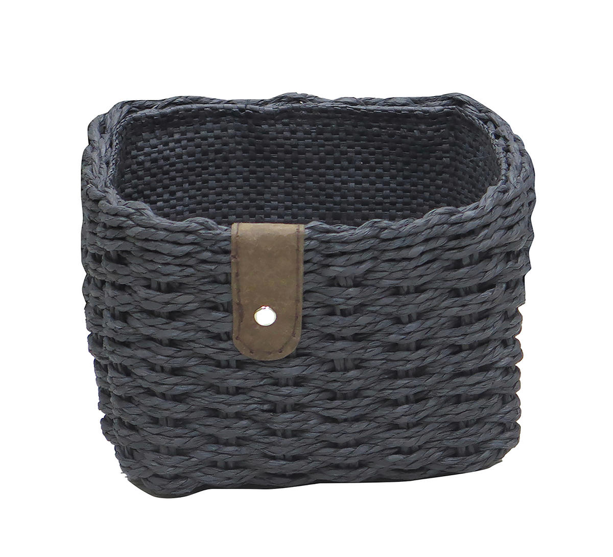 KOŠARA ZA REGAL   20/17/14 cm     - crna, Basics, papir (20/17/14cm) - Landscape