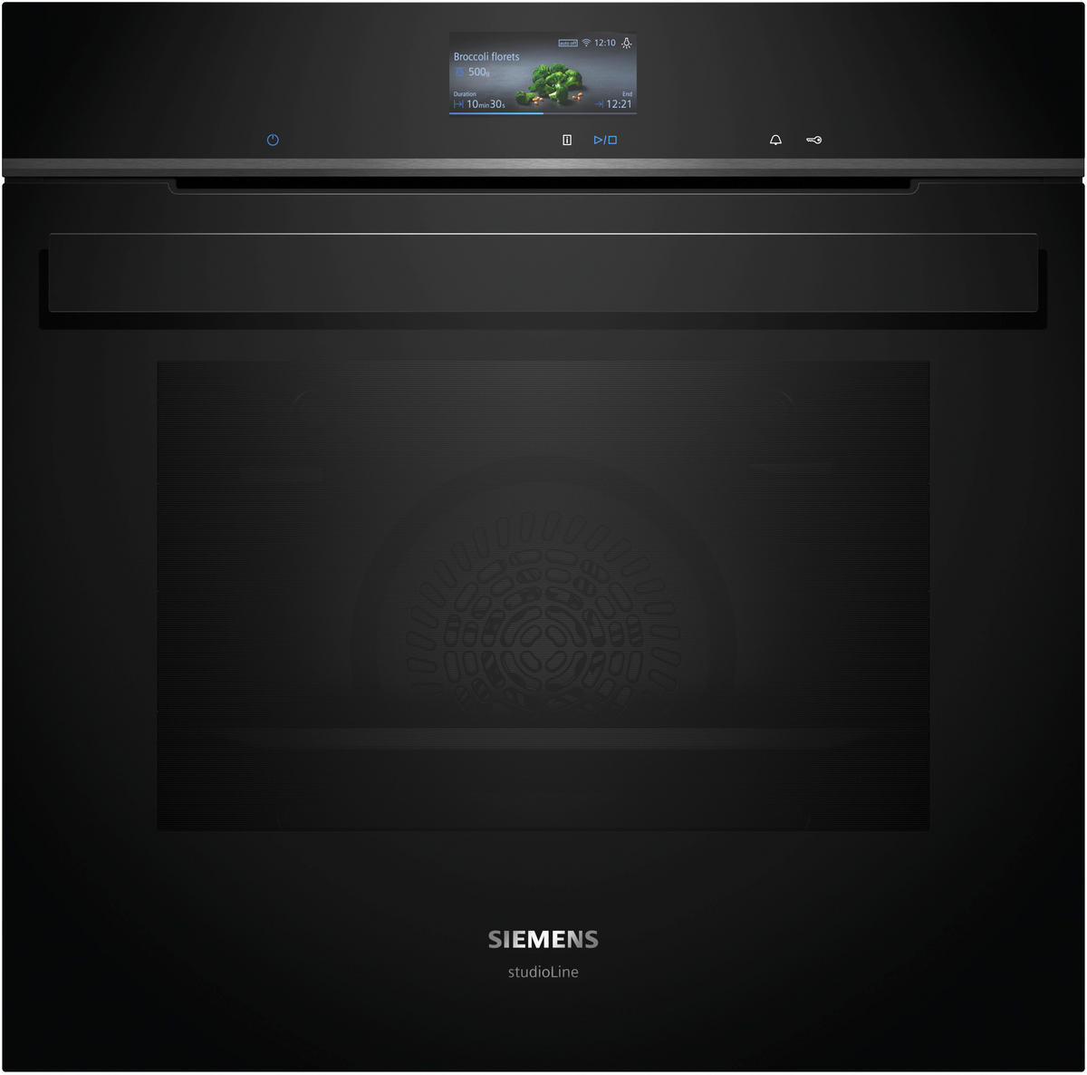 EINBAUBACKOFEN HB976GMB1  - Edelstahlfarben/Schwarz, Basics, Metall (59,4/59,5/54,8cm) - Siemens