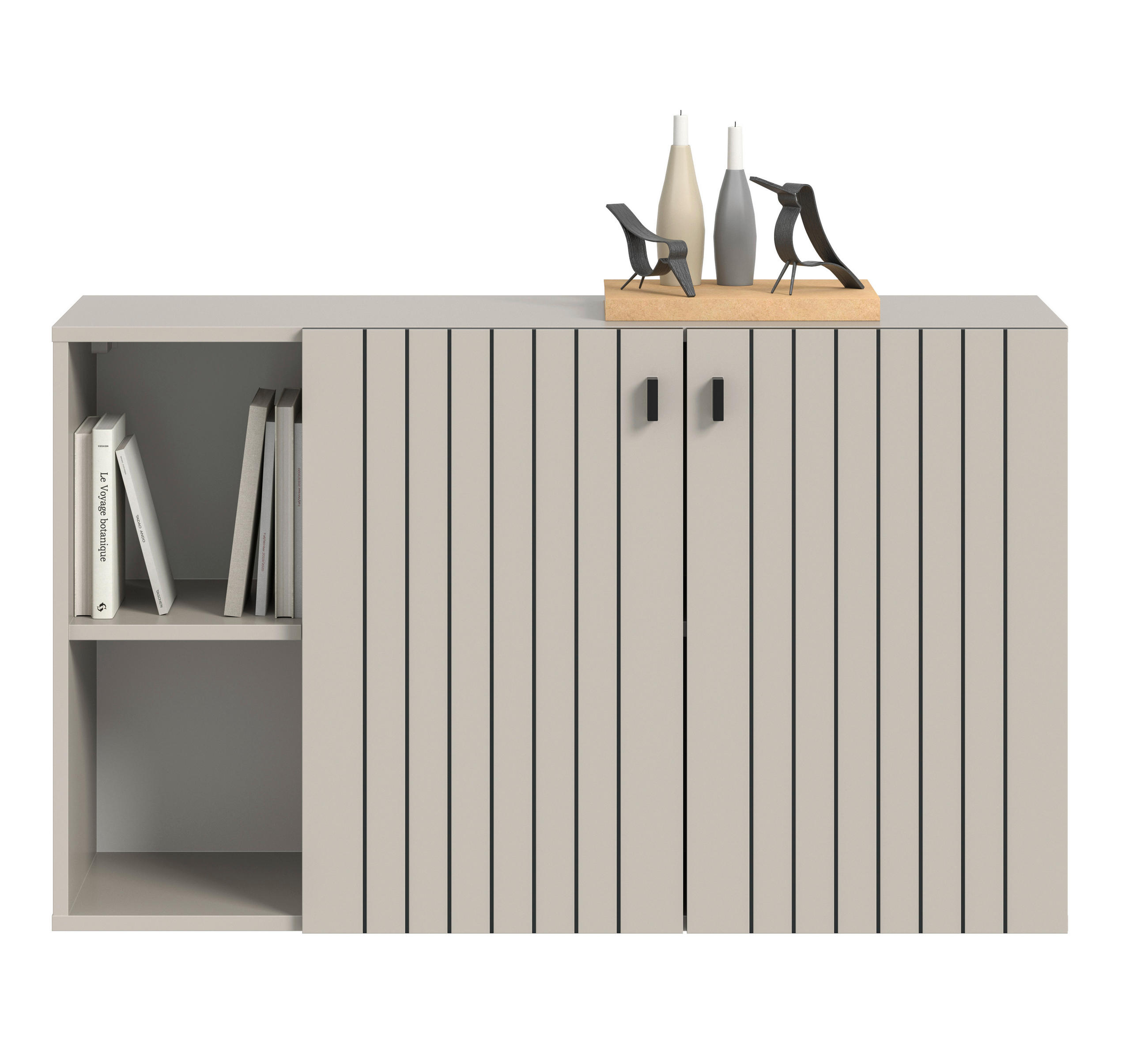 SCHUHSCHRANK Kaschmir  - Kaschmir, Design, Holzwerkstoff/Metall (106/63/37cm) - MID.YOU