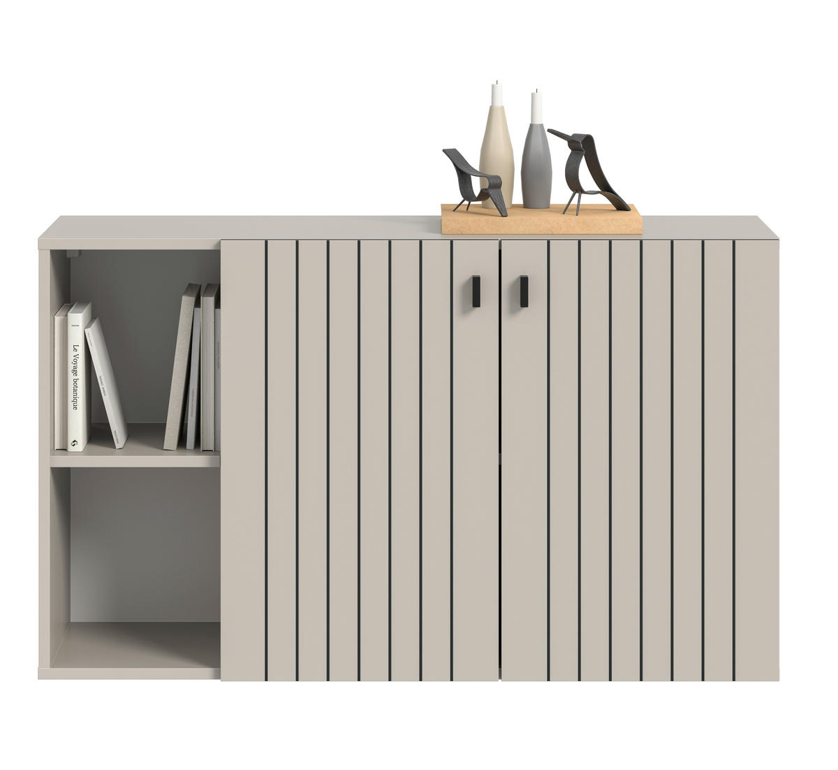 SCHUHSCHRANK Kaschmir  - Kaschmir, Design, Holzwerkstoff/Metall (106/63/37cm) - MID.YOU