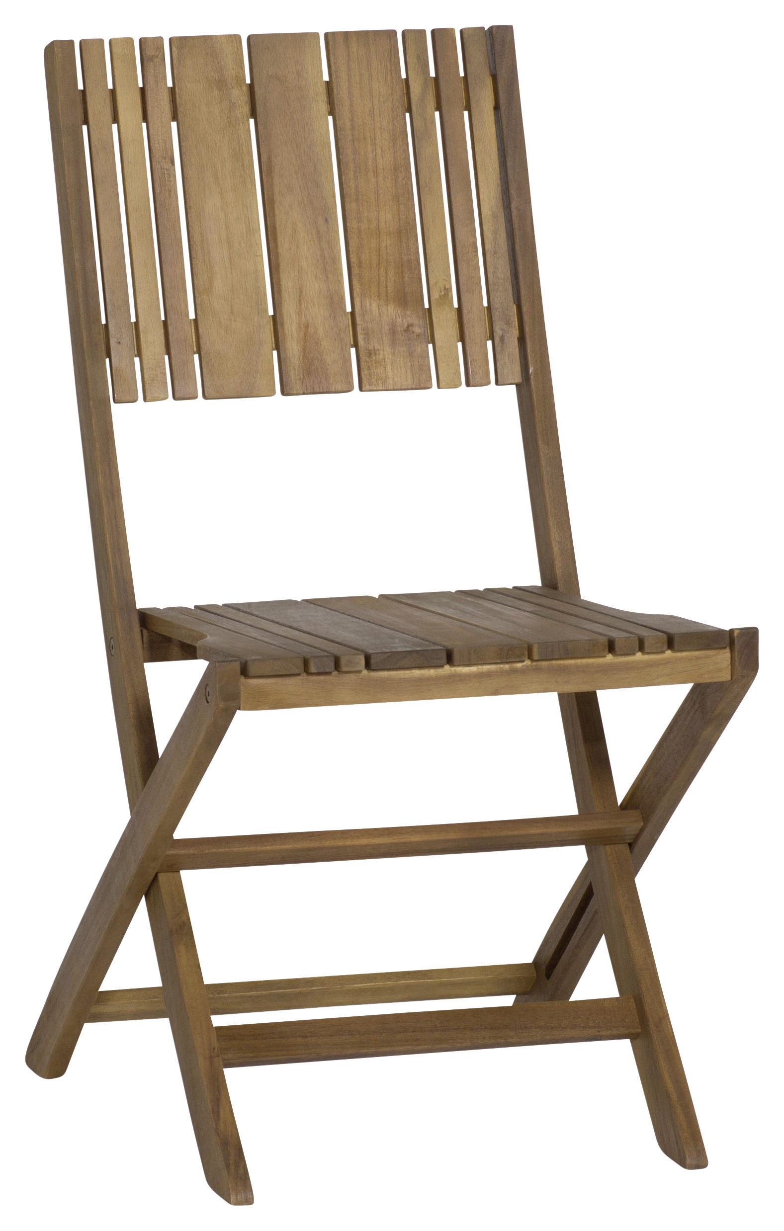 GARTENKLAPPSTUHL Akazie Akaziefarben - Akaziefarben, KONVENTIONELL, Holz (46/89/55cm) - Siena Garden