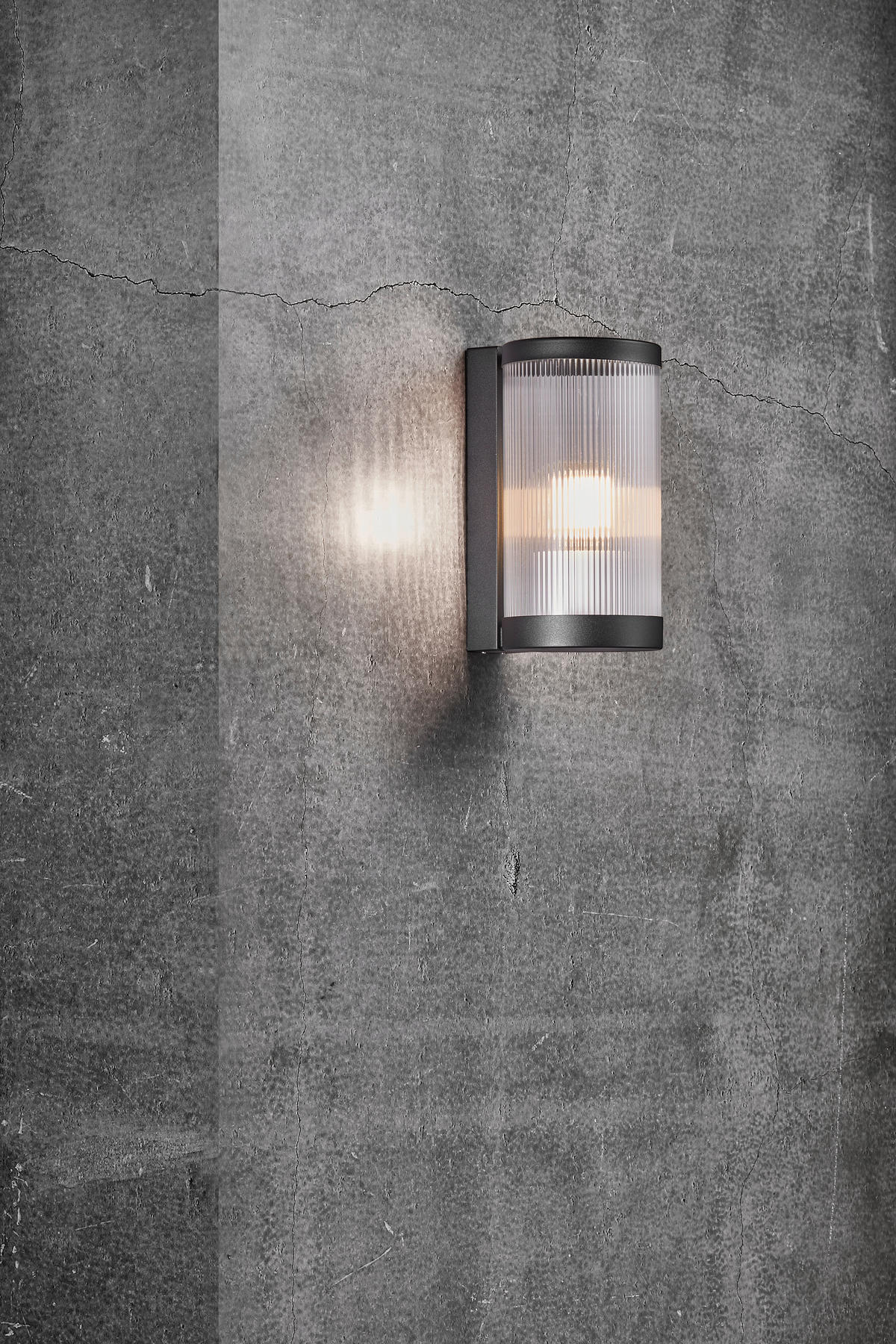 AUßENWANDLEUCHTE Coupar 13/16,8/25 cm  - Schwarz, Trend, Kunststoff (13/16,8/25cm) - Nordlux