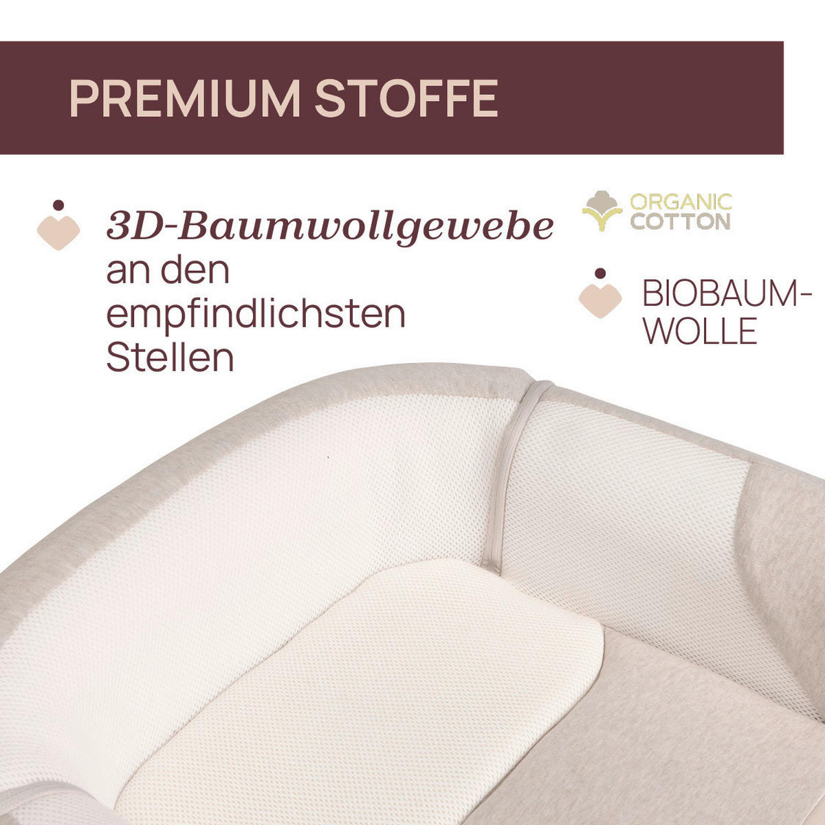 NESTCHEN Mummy Pod   49/81 cm  - Beige, Basics, Textil (49/81cm) - Chicco