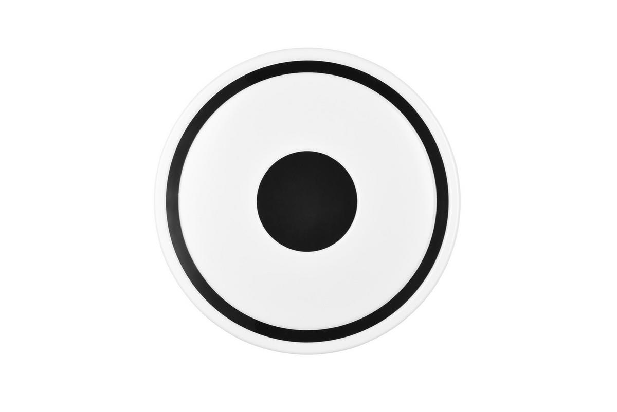 LED-DECKENLEUCHTE  33/5 cm    - Weiss/Schwarz, Konventionell, Kunststoff (33/5cm)