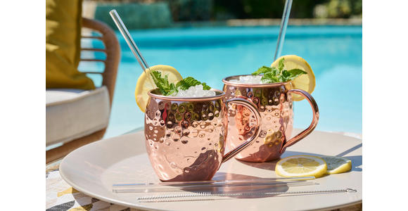 MOSCOW-MULE-BECHER - Kupferfarben, Trend, Metall (550ml) - Novel