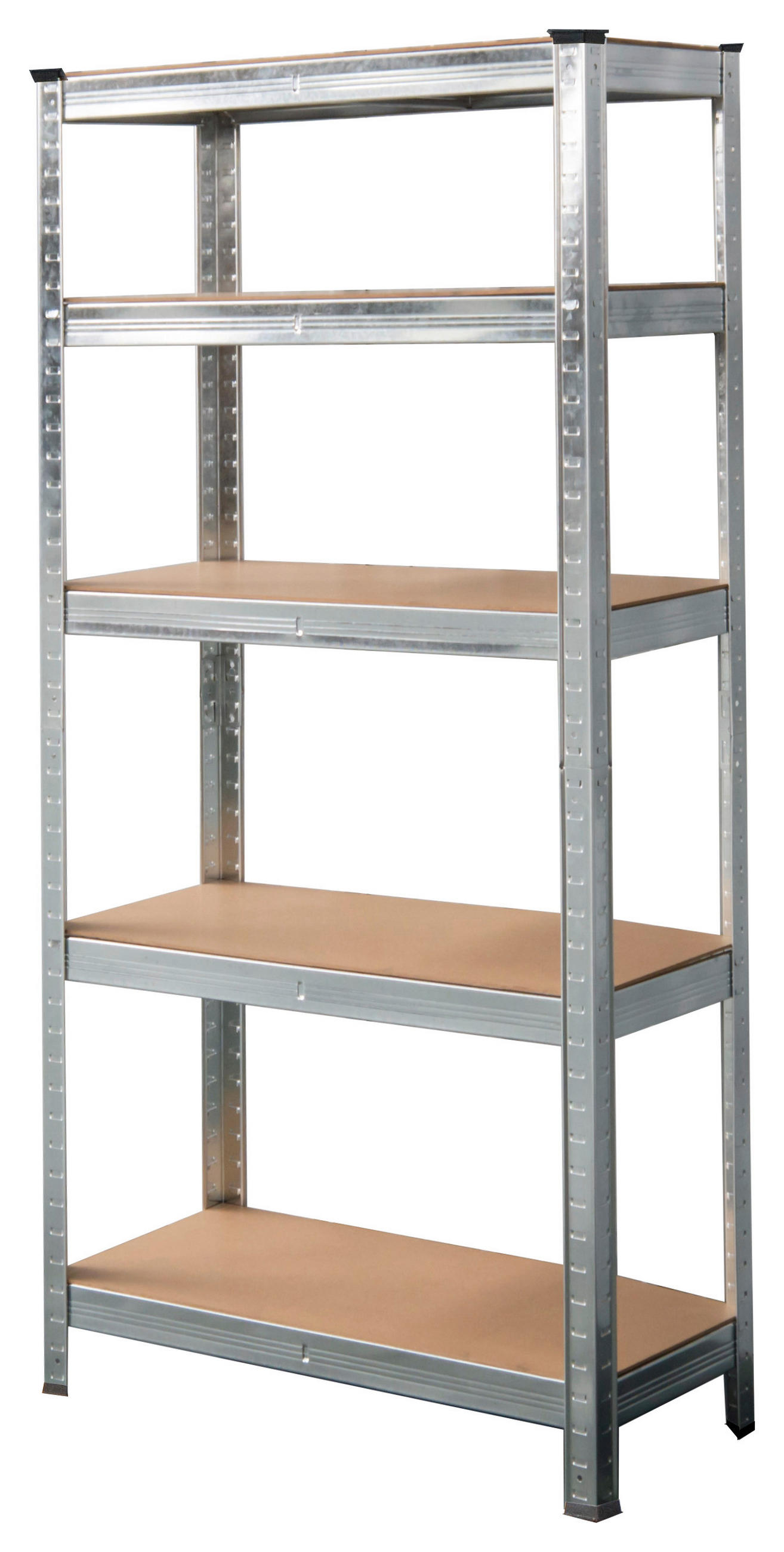 SCHWERLASTREGAL  - Silberfarben, KONVENTIONELL, Holzwerkstoff/Metall (90/40/180cm) - Xora
