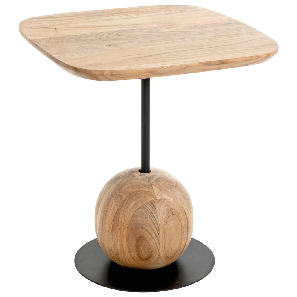 MASĂ AUXILIARĂ in lemn metal 45/45/50 cm