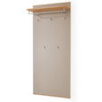 GARDEROBE 3-teilig  in 180/195/37 cm  - Taupe/Eichefarben, Design, Holz/Holzwerkstoff (180/195/37cm) - Novel