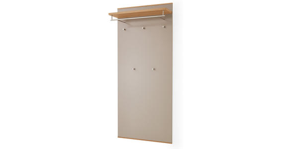 GARDEROBE 3-teilig in 180/195/37 cm - Taupe/Eichefarben, Design, Holz/Holzwerkstoff (180/195/37cm) - Novel