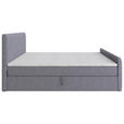 BOXBETT 160/200 cm  in Grau  - Schwarz/Grau, Basics, Kunststoff/Textil (160/200cm) - Carryhome