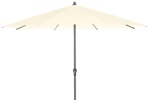 SONNENSCHIRM 350 cm  - Anthrazit/Beige, KONVENTIONELL, Textil/Metall (350/350cm) - Siena Garden