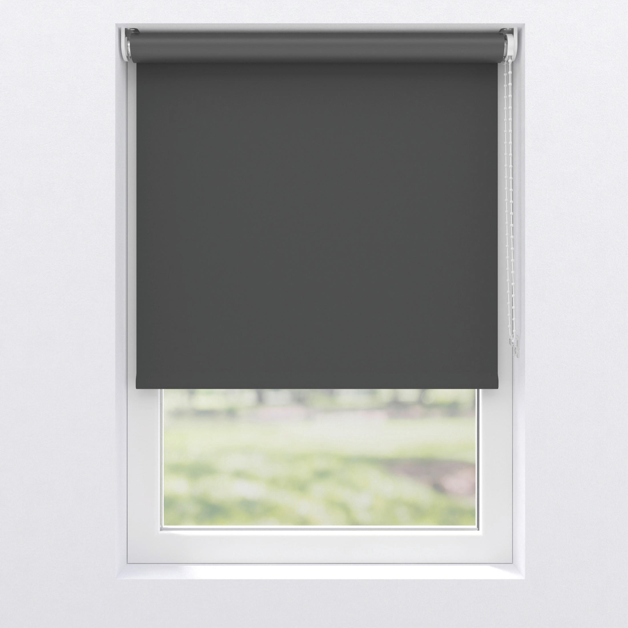 VERDUNKELUNGSROLLO  Verdunkelung  120/190 cm    - Anthrazit, Basics, Textil (120/190cm)