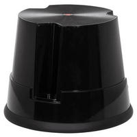 TRITTHOCKER Schwarz  - Schwarz, MODERN, Kunststoff (39/32/39cm) - MID.YOU