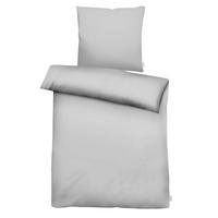 BETTWÄSCHE Annie Satin 155/220 cm  - Hellgrau, Basics, Textil (155/220cm) - Apelt