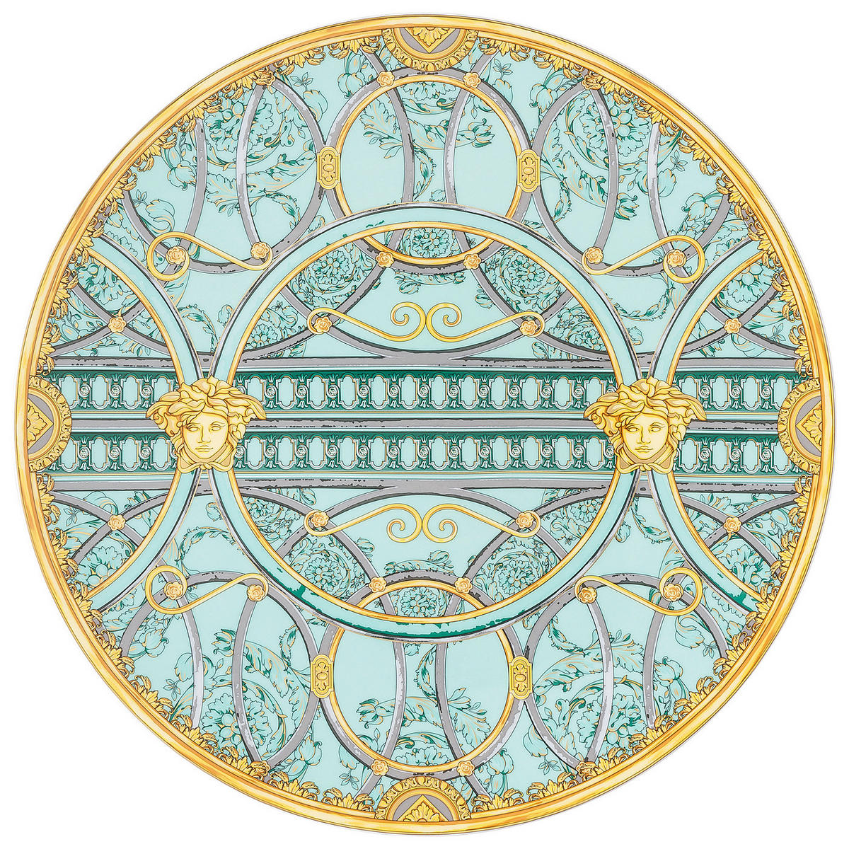 KROŽNIK - večbarvno, Basics, keramika (33cm) - Versace