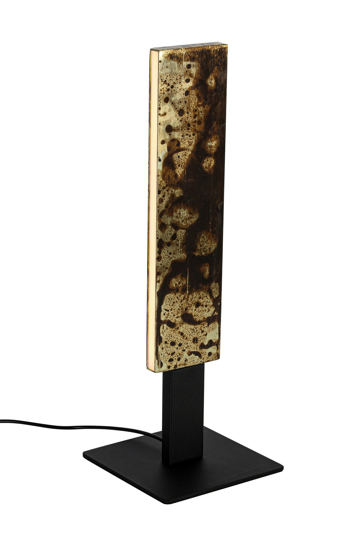 LED-TISCHLEUCHTE Oxira 14/40/14 cm  - Multicolor/Schwarz, Design, Kunststoff/Metall (14/40/14cm) - Dieter Knoll
