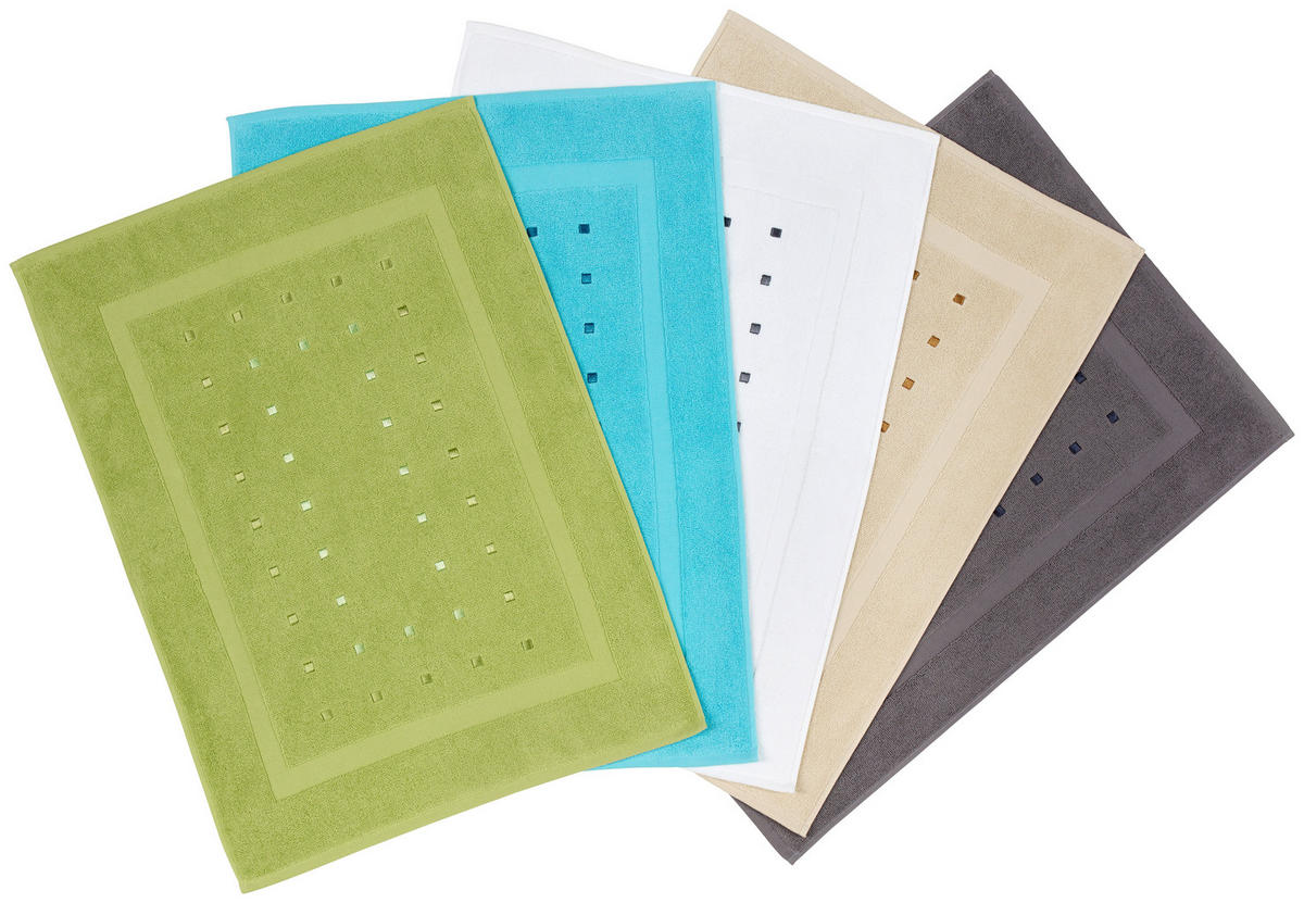 BADEMATTE Anthrazit 50/70 cm  - Anthrazit, Design, Textil (50/70cm) - Esposa