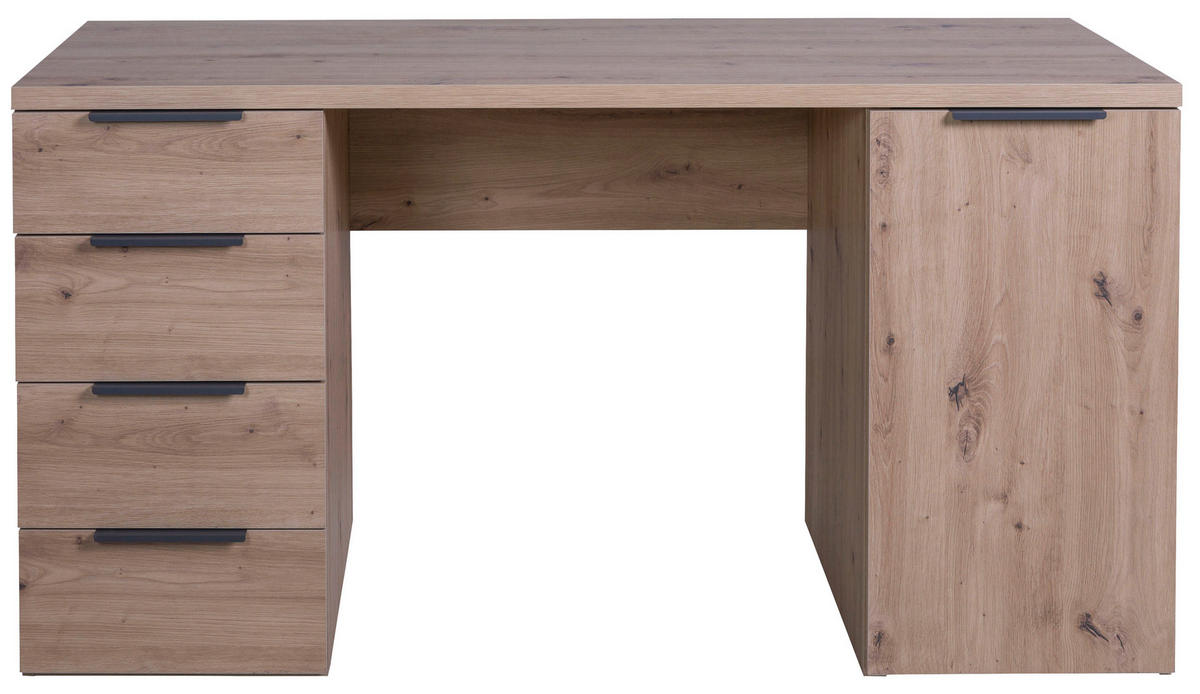 RADNI STO    - Osnovno, metal/pločasti materijal (145,9/75,4/59,6cm) - Carryhome