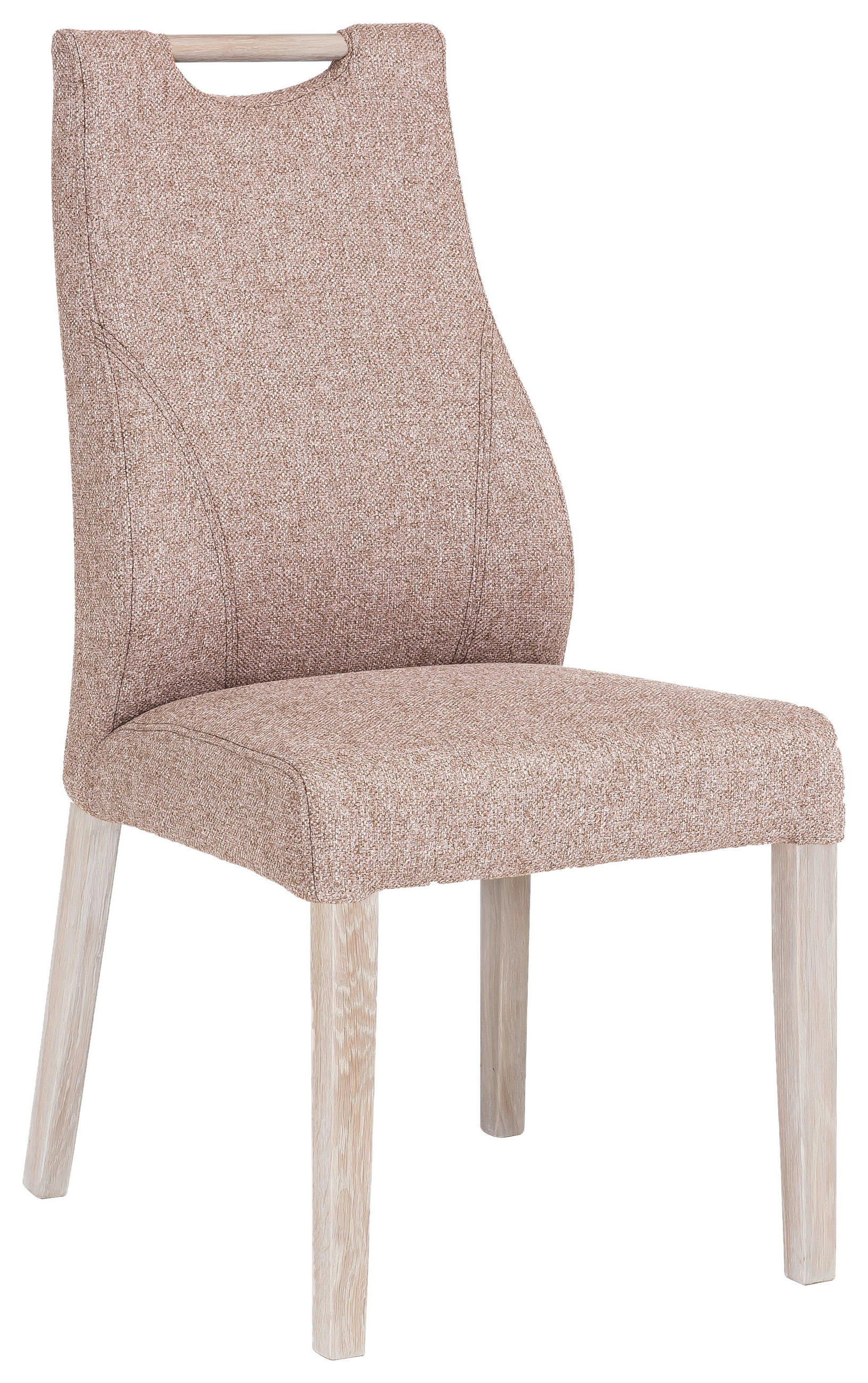 ŽIDLE, Sonoma dub, cappuccino - Sonoma dub/cappuccino, Konvenční, dřevo/textil (48/104/67cm) - Carryhome