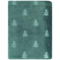 Pătură 150/200 cm  - verde, Basics, textil (150/200cm) - MISTRAL