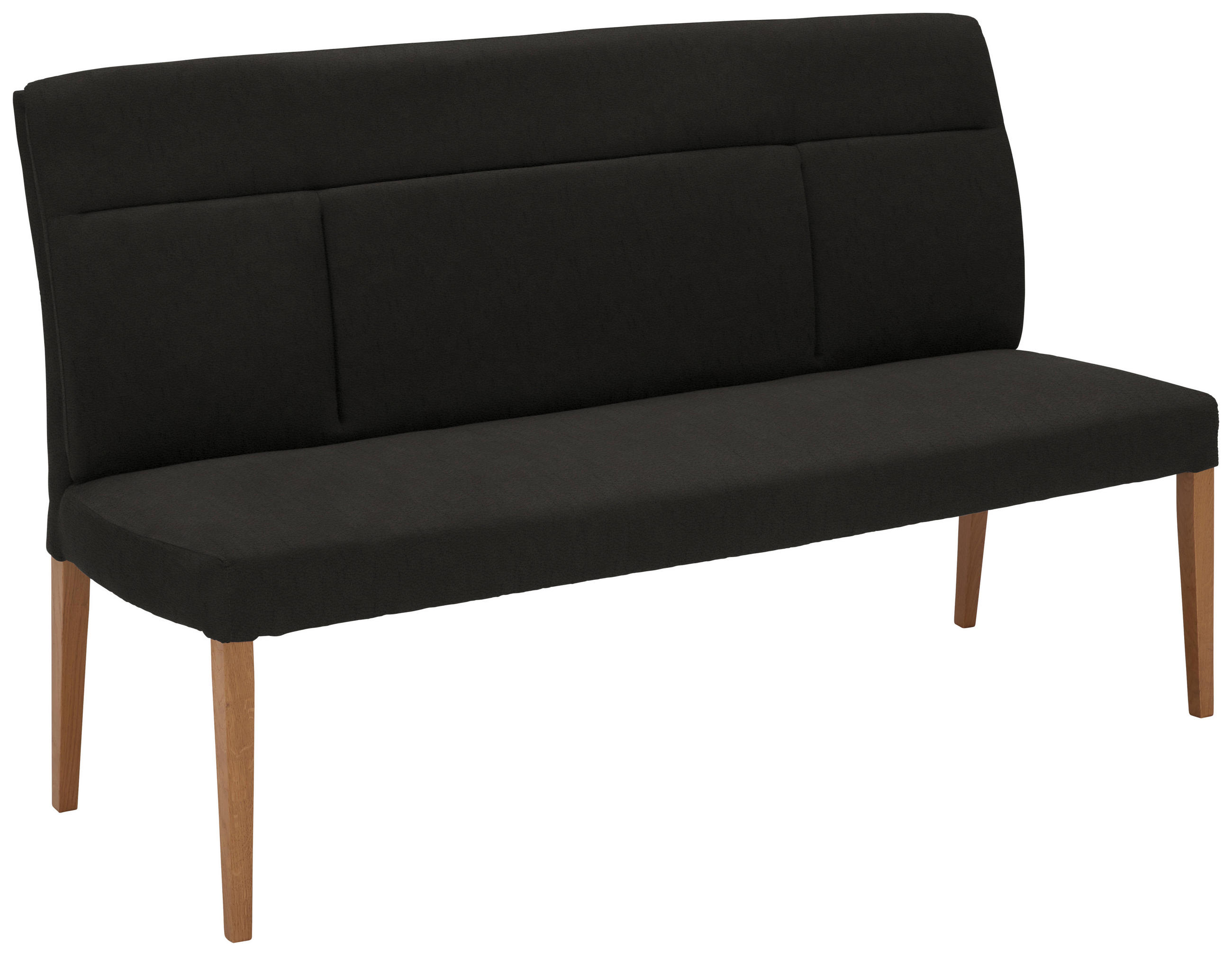 SITZBANK in Holz, Textil Braun, Eichefarben  - Eichefarben/Anthrazit, Konventionell, Holz/Textil (166/99/64cm) - Celina Home