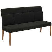 SITZBANK in Holz, Textil Braun, Eichefarben  - Eichefarben/Anthrazit, Konventionell, Holz/Textil (166/99/64cm) - Celina Home