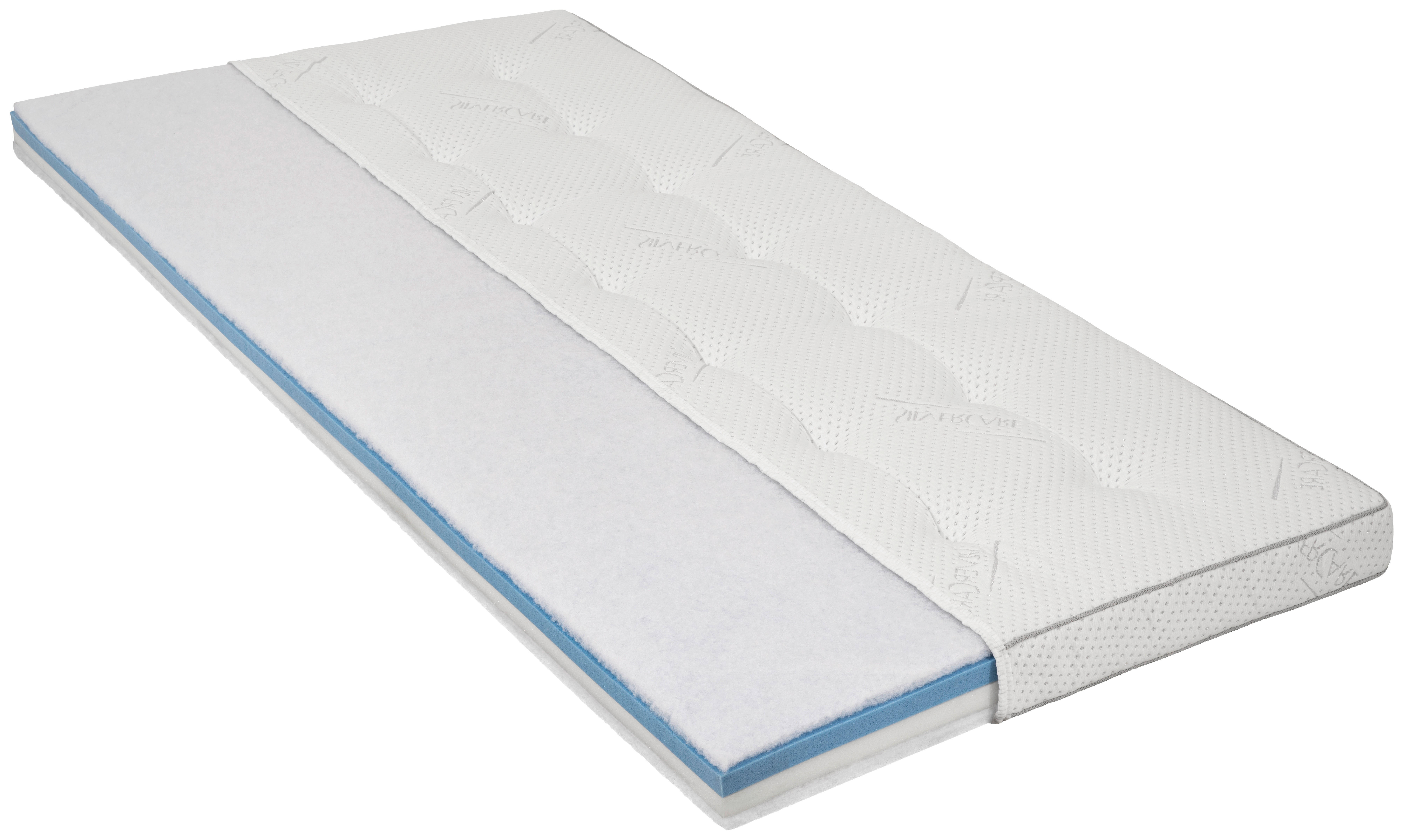 TOPPER 180/200 cm Höhe ca. 8 cm  - Weiss, Design, Textil (180/200cm) - Carryhome