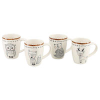 KINDERBECHER Freunde des Waldes  - Multicolor, Basics, Keramik - Creatable