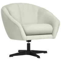 SESSEL in Chenille Weiss  - Weiss/Schwarz, Design, Textil/Metall (80/78/80cm) - Stylife