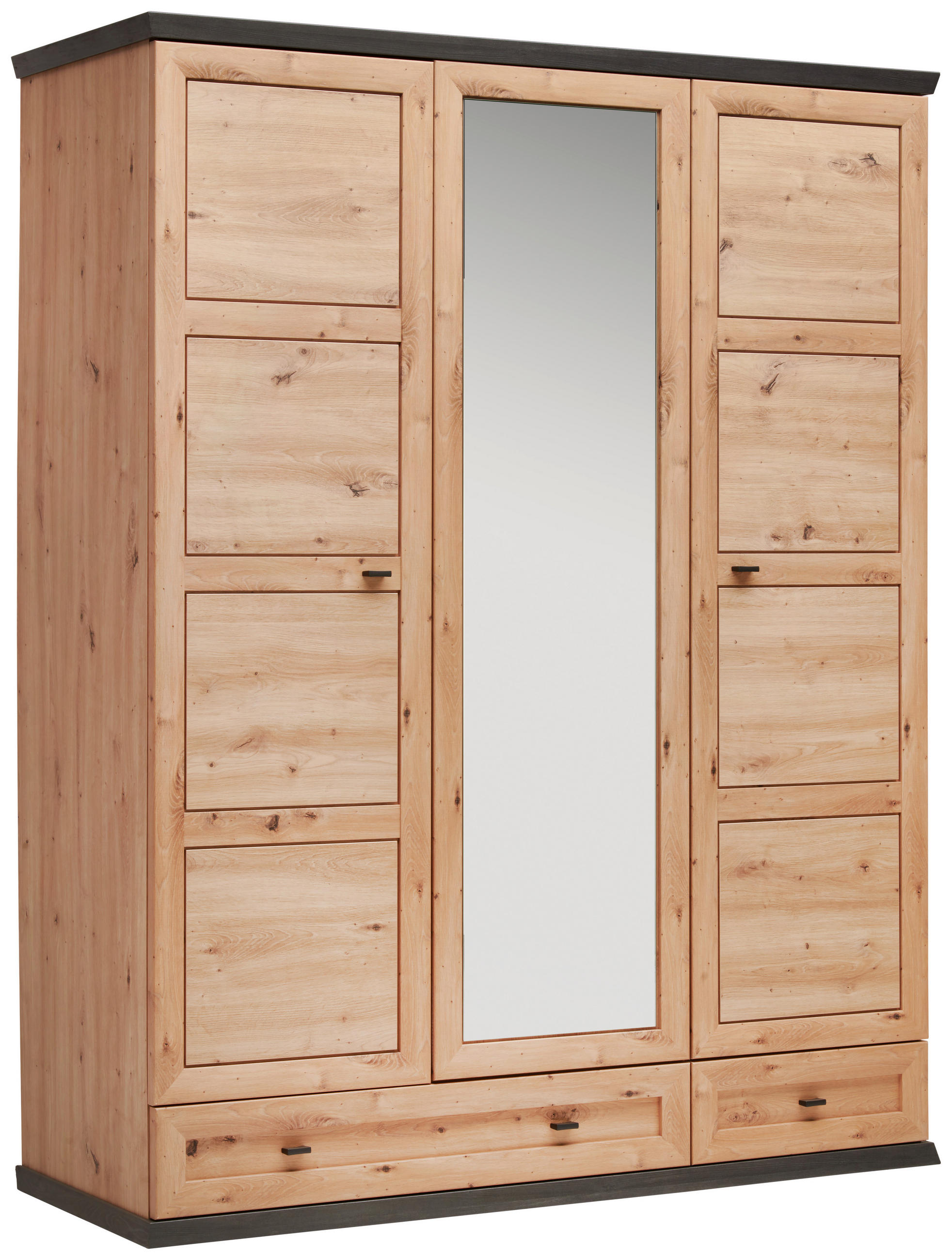 GARDEROBENSCHRANK 154/196,7/60,5 cm  - Anthrazit/Eiche Artisan, LIFESTYLE, Glas/Holzwerkstoff (154/196,7/60,5cm) - Xora