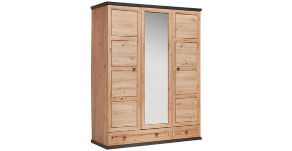 GARDEROBENSCHRANK 154/196,7/60,5 cm  - Anthrazit/Eiche Artisan, LIFESTYLE, Glas/Holzwerkstoff (154/196,7/60,5cm) - Xora