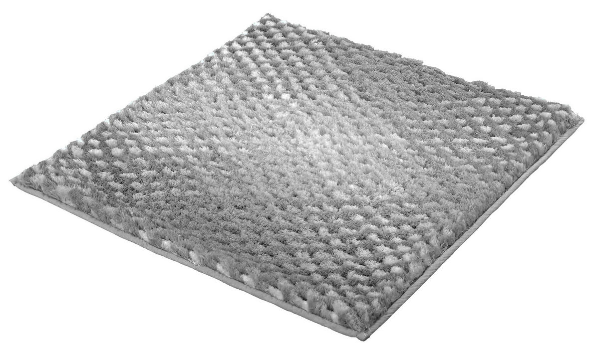 BADTEPPICH Grau 60/60 cm  - Grau, Konventionell, Kunststoff/Textil (60/60cm) - Kleine Wolke