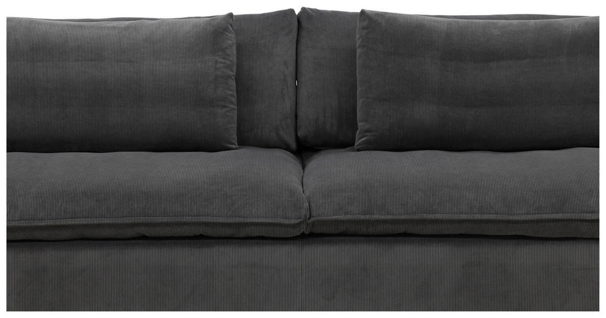 3-SITS SOFFA i mörkgrå  - mörkgrå, Design, trä/textil (270/82/105cm) - Livetastic